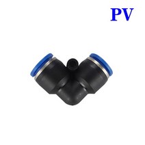 유공관 주름관 파이프 공압 피팅 수도관 및 파이프 커넥터 직접 추력 플라스틱 호스 퀵, PV, 10mm