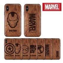 MARVEL 갤럭시 S10 - 마블 정품 WOOD MIRROR 카드케이스