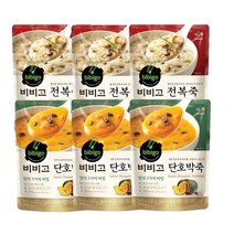 비비고 전복죽 420g 3입 + 단호박죽 420g 3입, 1세트