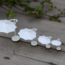강군샵 미니어쳐 이단파라솔 2.5cm-2개/젤캔들 테라리움, 선택완료