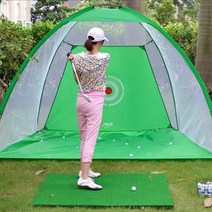 실내 실외 가정용 골프 연습장 연습용 골프망 그물망, 그린 대형(3M)