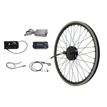 전기 자전거 변환 키트 Ebike 프론트 드라이브 모터 휠 포크 100mm 36V 250W 26 인치, 01 Front LED, 03 28