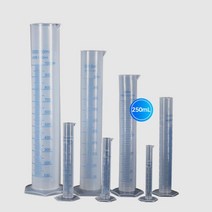 눈금 실린더 받침대 과학실험 메스 실험관 플라스트, 1개, 메스실린더250mL