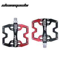 SMS CA110 자전거 페달 CNC 가공 알루미늄 합금 경량 컴포트 밀봉 베어링 미끄럼 방지 MTB 도로 자전거 사이클링 페달, 빨간