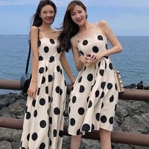 고무줄원피스 밴딩원피스 반팔원피스 원피스 로맨틱원피스 여름여행 봄원피스 여성원피스 바캉스 여성 여름원피스 도트무늬 데이트 라인원피스 프릴원피스 민소매 쉬폰원피스 여자원피스