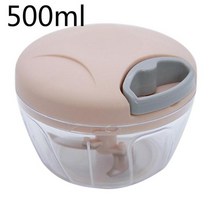 야채절단기 900ML 다기능 고속 디자인 당근 야채 과일 트위스트 슈레더 수동 고기 분쇄기 쵸퍼 마늘 커터 C, CHINA, 500ml Pink