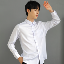 스판셔츠 구김없는 남성와이셔츠 남자 정장셔츠