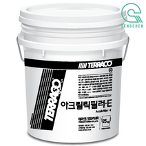 테라코 아크릴릭필러 E(외부용) (25kg), 무광, 백색, 1EA