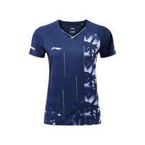 리닝 LI-NING 국가대표 탁구복 배드민턴복 남여공용 라운드넥 반팔 유니폼 017