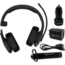 Wearable4U 가민 dezl 헤드셋 200 2-in-1 프리미엄 트럭ing Active 노이즈 Cancellation Superior 배터리 라이프 메모리폼 이어패드 파워팩, Headset 200