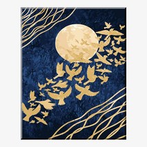 모모픽스페인팅 DIY명화그리기 60x75cm 풍경, WP32 황금기러기