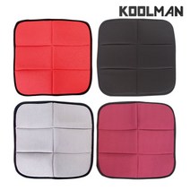 KOOLMAN(쿨맨) 휴대용 3단 접이식 방석매트 (파우치포함), 3단 접이식 방석매트 - 레드