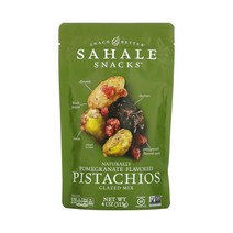 사할리스낵 Sahale Snacks 천연 석류맛 파스타치오 글레이즈드 믹스 113g 4oz