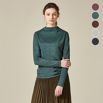 태그 샤이니 메탈 하프 터틀 티블라우스 5종 택1
