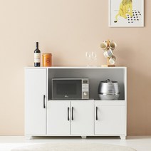 보루네오 엘리브 무드 주방 수납 긴문 하부장 1200 ca120, 화이트