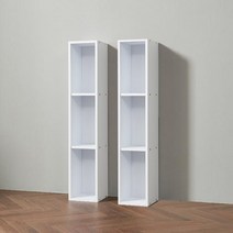 간편조립식 이케아 좁은 세로가로 슬림 책장 2P 국내제작 거실 침실 원룸 서재 DIY수납장, C820 오크