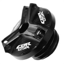 혼다 바이크 오토바이 악세사리혼다 CBR125R CBR 125 R 2020 2019 오토바이 액세서리 엔진 오일 컵 플러그, 03 Black