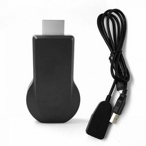 스위칭 허브 1080p media player 휴대용 wifi office 호텔 바 프로젝터 노트북 컴퓨터 송신기 tv box 교체 for android system, 검은색