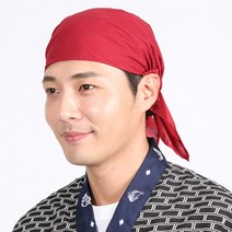 고무줄 위생 두건 주방 축제 행사 일식 조리 HT02, HT02 핑크