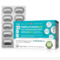 더 리얼 100억 유산균 2.0 500mg x 60캡슐, 8개월분