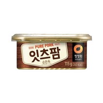 청정원 맛있는밑반찬 잇츠팜 통조림 햄 순돈육 추천 115g 자취 캠핑음식 간단한요리 간편식, 35개