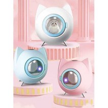 반려동물 건조기 고양이 펫 에어 샤워 목욕 탱크, 티파니블루고풍량+소독+조명