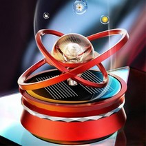 고급 차량 선물용 자동차 방향제 태양열 우주 디퓨저, 블랙-클린코튼