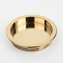 매입손잡이 원형오목이 티타늄골드 63mm