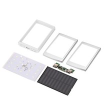 태양광 충전기 접이식 태양열 발전기 모듈 솔라 패널 캠핑 휴대용, 은색 DIY