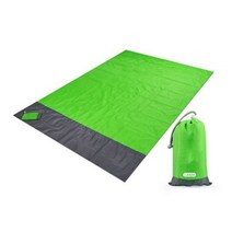 발포매트 300 에어요에어매트 캠핑 두꺼운돗자리 백패킹 200x210cm 접이식 방수 포켓 비치 담 야외 휴대용 여행 피크닉 텐트 비치 장비, 초록, 200x140cm