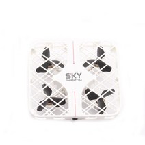 RC헬기EBOYU(TM) 2.4GHz 4CH 6 축 스카이 팬텀 자이로/3D 롤/스피드 스위치/LED 조명/보호 프레임 미니 RC, 01 WHITE