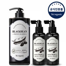 수오가닉 블랙빈 단백질샴푸 오리지널 1000ml+블랙빈 탈모완화 헤어토닉 150ml 2개, 단품