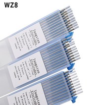 알곤 용접기 부속 텅스텐 전극 TIG 용접봉 WZ8 아르곤 아크 지르코늄 바늘 150mm 10 개/세트, 3.2x150mm