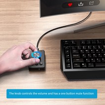 서피스다이얼 usb볼륨컨트롤러 블루투스 호환 5.1 USB 외부 PC 컴퓨터 볼륨 컨트롤러 케이블 포함, 한개옵션0