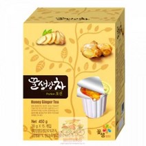꽃샘 꿀 생강차 생강 액상 차 잼 시럽 드레싱 30g 15개입 450g