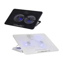 링킨 LS-210 노트북 쿨러 쿨링패드 맥북 17인치 노트북 거치대 받침대 스탠드, 블랙