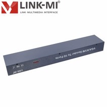 스플리터 LINK-MI 16 채널 활성 VGA 비디오 송신기 100m 200m 300m 1/16 익스텐더 분배기 UTP 케이블, [01] 100M, [04] AU Power Plug