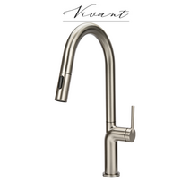 트랜드 비반트 VA 120 MS 주방 부엌 거위목수전 무광 니켈 스텐 수입 빈티지 수도꼭지, 무광 화이트