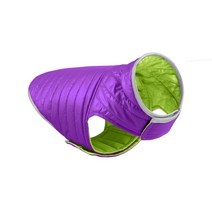 애견 야광 경량 패딩 조끼 중대형견 WI069DG, 퍼플