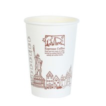 13온스컵 화이트뉴욕 100개 385ml 테이크아웃컵, 1개