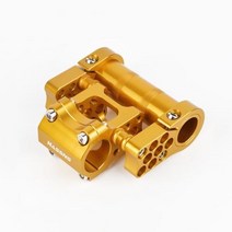 가성비 출퇴근 접이식 자전거 여행용 휴대용 미니밸로 HASSNS-자전거 핸들바 스템 이중 접이식 자전거 테, 04 HA Gold