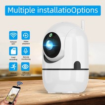애견모니터 베이비모니터 무선cctv 1080P IP Wifi 카메라 베이비 모니터 실내 CCTV 보안 비디오 AI 추적 Yc, 06 1080P add 64G_04 영국 플러그