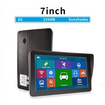 7인용 hd car gps navigation fm bluetooth avin 최신 유럽 지도 sat nav 트럭 gps navigators, 8g128mbresistive