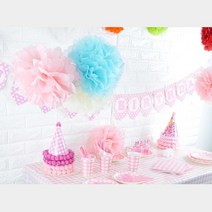 발렌타인 화이트 데이 파티 장식 꽃볼 홈인테리어 생일, 1개, 오렌지