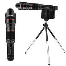 카메라렌즈 캐논 호환 렌즈 시그마 50X HD 휴대 전화 렌즈 망원 줌 Monocular Selfie 삼각대 Smarphone, 한개옵션0