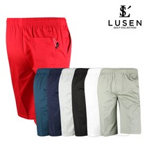 럭스골프 루센 어덜트 밴딩 면폴리 반바지_ BLU20M503