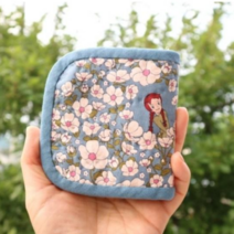 [소잉타임]빨강머리앤 포텐틸라 반지갑 패키지 퀼트지갑패키지 DIY키트, 블루, 1개