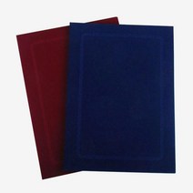 고급 벨벳 우단 상장 케이스 위촉장 수료증 감사장 임명장 케이스 상장커버 qr+3790eA, 쿠팡op 청색