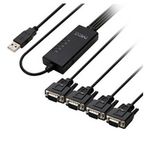 넥스트 NEXT-RS232 4P 시리얼 컨버터 USB to RS232 4포트 변환젠더/기타-USB, 선택없음