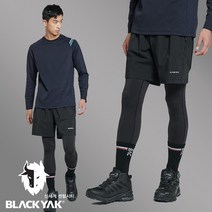 [국내 매장판] 블랙야크 [M시트팬츠1]21F/W 남성 5부 반바지 일체형의 기모 레깅스 제품 290311